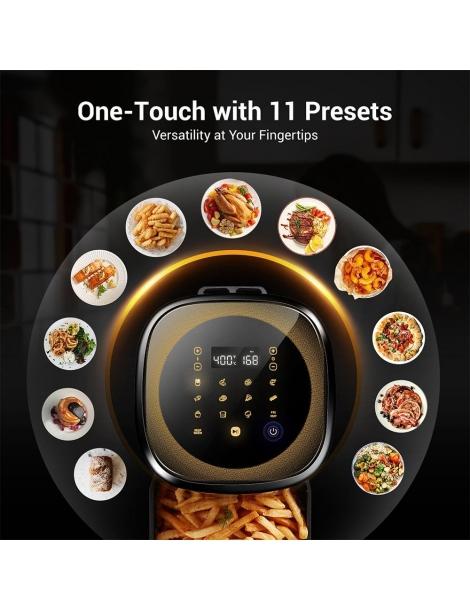 Ultenic K10 Friggitrice ad aria senza olio APP e controllo vocale 5L Forno elettrico caldo senza olio Cuocitore intelligente Moda