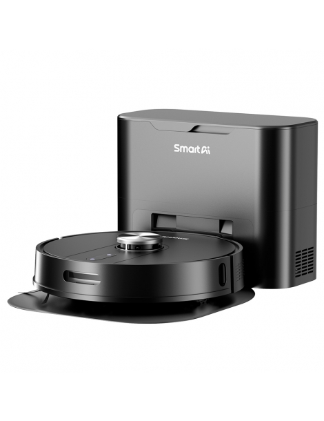 SmartAI S8 Pro Robot Aspirapolvere con Stazione Base Potenza di Aspirazione 5000Pa Serbatoio Acqua 380ml Pattumiera 3L In Linea