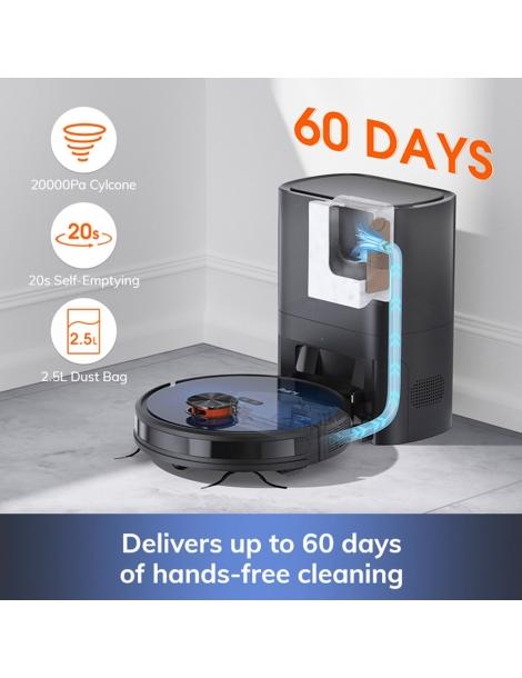 ILIFE T10s Robot Aspirapolvere Aspirazione 3000Pa Navigazione LDS Stazione di Svuotamento Automatico Promozione Limitata