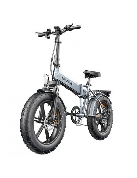 ENGWE EP-2 Pro 20 Pollici Bicicletta Elettrica Pieghevole con Pneumatici Grassi 750W Motore 48V 13Ah LG 2022 Versione–Grigio Novità