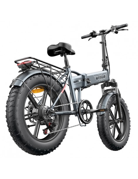 ENGWE EP-2 Pro 20 Pollici Bicicletta Elettrica Pieghevole con Pneumatici Grassi 750W Motore 48V 13Ah LG 2022 Versione–Grigio Novità