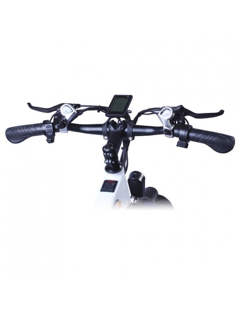 BEZIOR M26 26 Pollici Pneumatici Bicicletta Elettrica Pieghevole - 500W Motore Brushless & 48V 10Ah Batteria - Bianco In Vendita