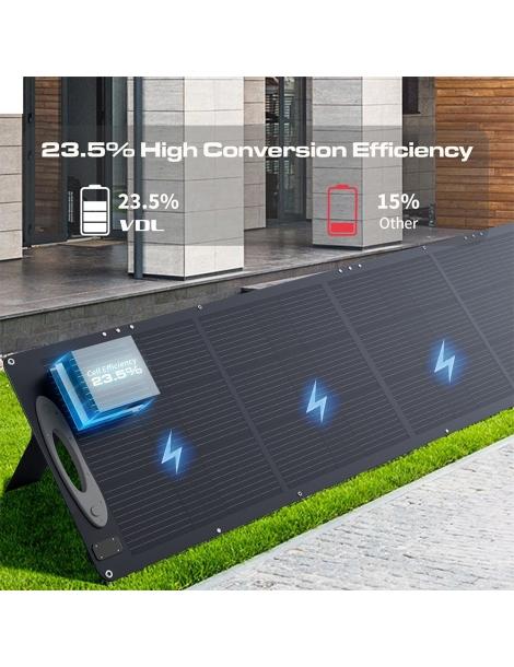 VDL POWER 200W Pannello solare portatile pieghevole cella monocristallina da 20V cavalletto regolabile Italy