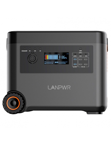 LANPWR Generatore Solare Portatile Da 2160Wh uscita CA da 2500W Vendita