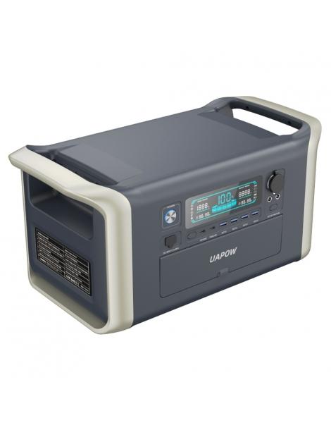 UAPOW Apower1000 Stazione di alimentazione portatile generatore solare LiFePO4 da 1024Wh uscita CA 1800W ricarica PD 100W Pezzi Unici