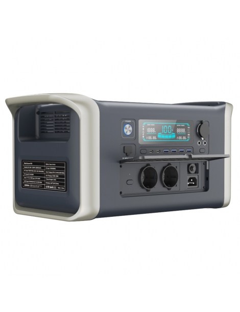 UAPOW Apower1000 Stazione di alimentazione portatile generatore solare LiFePO4 da 1024Wh uscita CA 1800W ricarica PD 100W Pezzi Unici