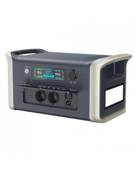 UAPOW Apower1000 Stazione di alimentazione portatile generatore solare LiFePO4 da 1024Wh uscita CA 1800W ricarica PD 100W Pezzi Unici