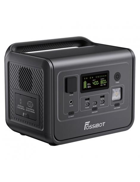 FOSSiBOT F800 Generatore Portatile Generatore Solare LiFePO4 da 512Wh - Nero Consegna Veloce