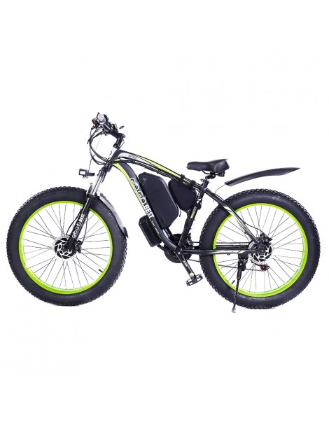 GOGOBEST GF700 26*4.0 Pneumatici Grassi Mountain Bike Elettrica 1000W Motore Brushless 48V 17 5Ah Batteria – Verde Convenienza