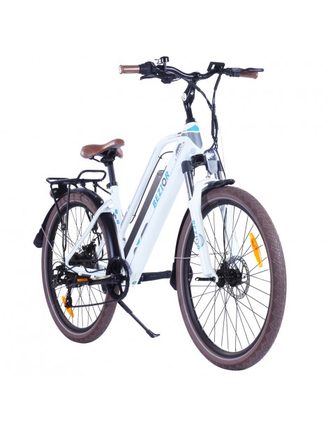 Bezior M2 Pro Ciclomotore elettrico 500W Motore 12.5Ah Batteria-Bianco Offerta