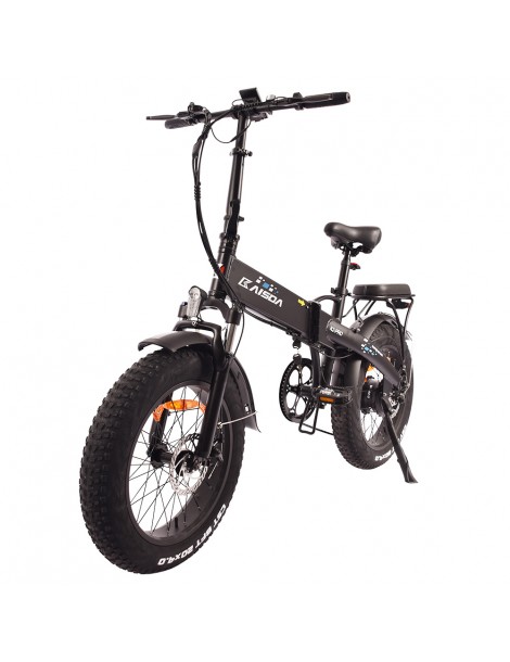 KAISDA K2 Pro 20*4.0 pollici Ciclomotore Elettrico Pieghevole con Pneumatici Grassi - Motore Bafang 350W e batteria 48V 12.8Ah Economico