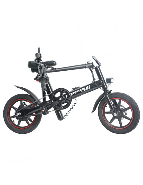 Happyrun HR-X40 Bicicletta elettrica leggera motore da 350W batteria da 36V 6Ah velocità massima 25km/h - Nero Online