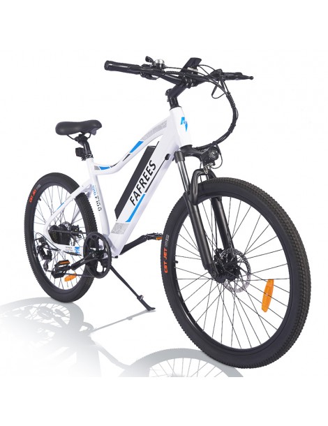 FAFREES F100 26' Bici elettrica 33 KMPH Mountain Ebike Adulti 350 W Motore 48 V 11 6 Ah Batteria rimovibile-Bianco Saldi