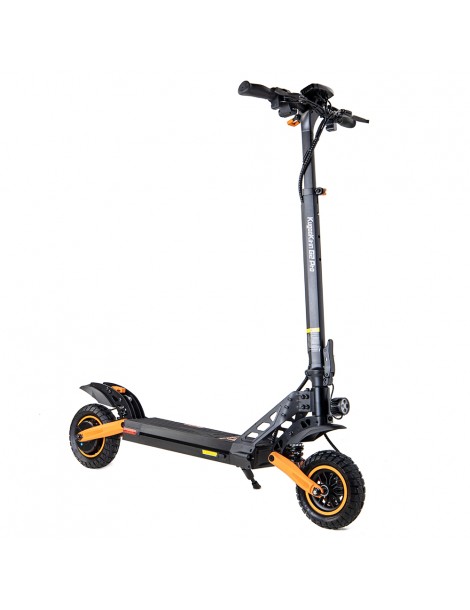 Kugoo Kirin G2 PRO Scooter elettrico pieghevole 600W Motore 15Ah 48V Batteria 9 pollici Pneumatici - Nero Arancione Saldi Di Fabbrica