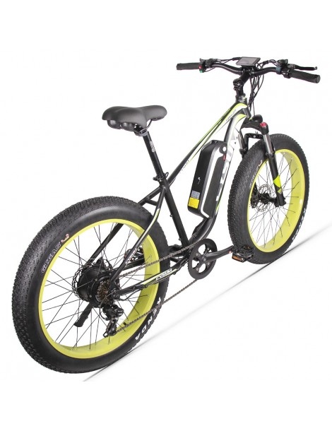 CYSUM M980 Pneumatici Grassi da 26 pollici Bicicletta Elettrica 1000W Motore Brushless 17Ah Batteria rimovibile - Nero Verde I Più Venduti