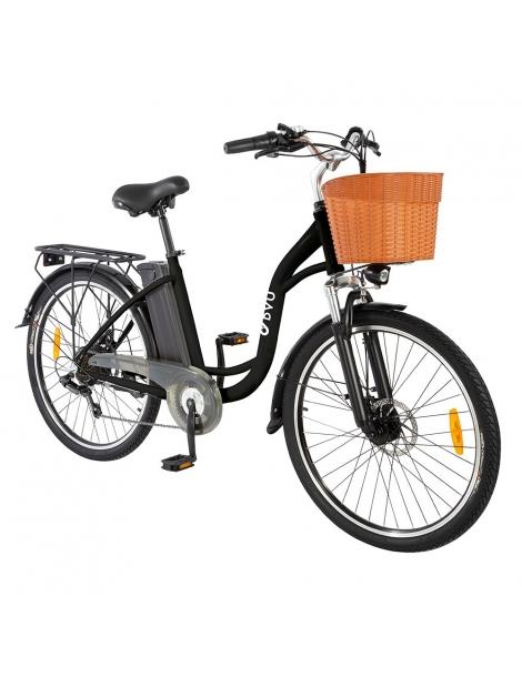 DYU C6 Bicicletta elettrica motore da 350W batteria da 12 5AH - Nero Italy