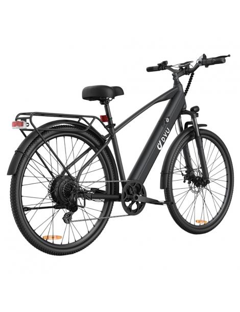 DYU C5 City Electric Bike motore 250W batteria 48V 10AH 27 5 pollici 25km/h 65km freni a doppio disco - nero Italia