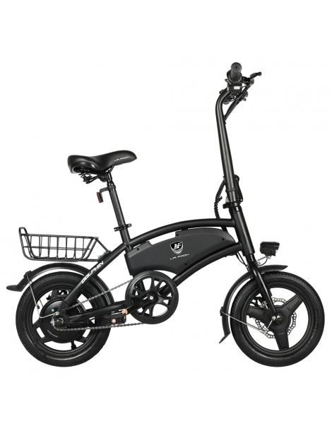 LAIFOOK Dolphin Bici Elettrica Pieghevole Motore 250W Batteria 36V 7.8AH Pneumatico 14 pollici - Nero In Linea