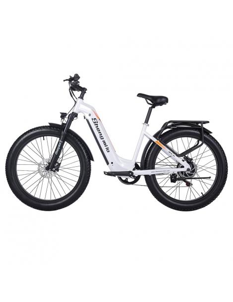 Shengmilo MX06 Bici Elettrica Fuoristrada Motore Bafang 500W Batteria Samsung 48V 17.5Ah Pneumatici Grassi All-terrain 26in Soddisfazione Garantita