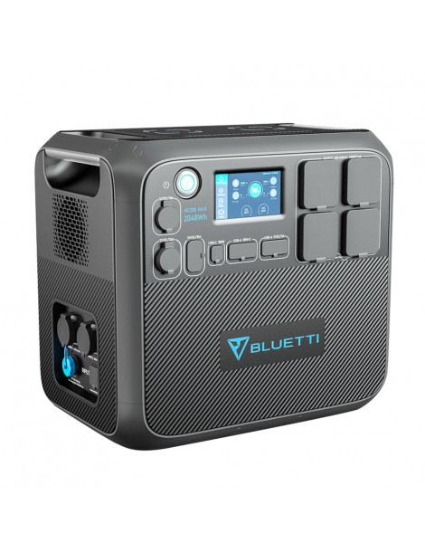BLUETTI AC200MAX 2048Wh/2200W Stazione di Energia Solare Portatile Espandibile Batteria LifePo4 fino a 8192Wh 4400W Prezzo Ridotto