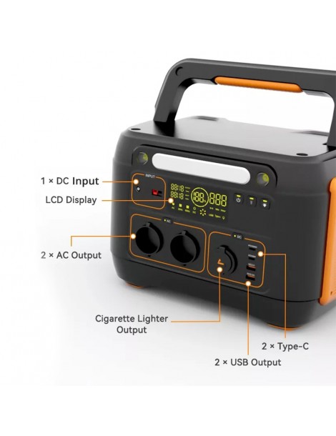 Flashfish A1001 Generatore solare portatile 1030Wh/1000W 278400mAh porte CA a onda sinusoidale pura 7 uscite - spina UE Vendite stagionali