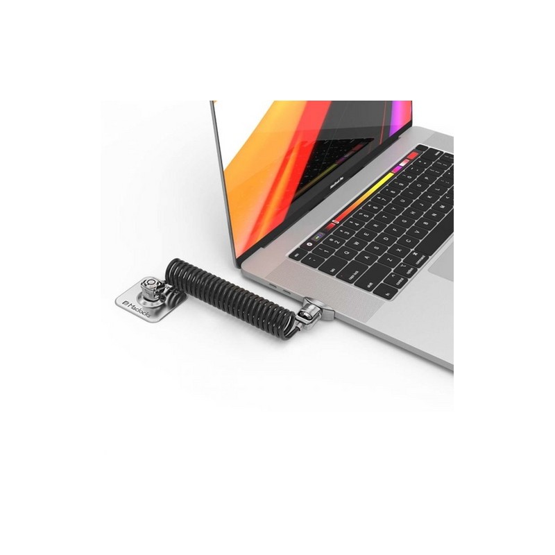 MACLOCKS - COMPULOCKS KEYED DOUBLE HEAD CABLE LOCK Nuovo