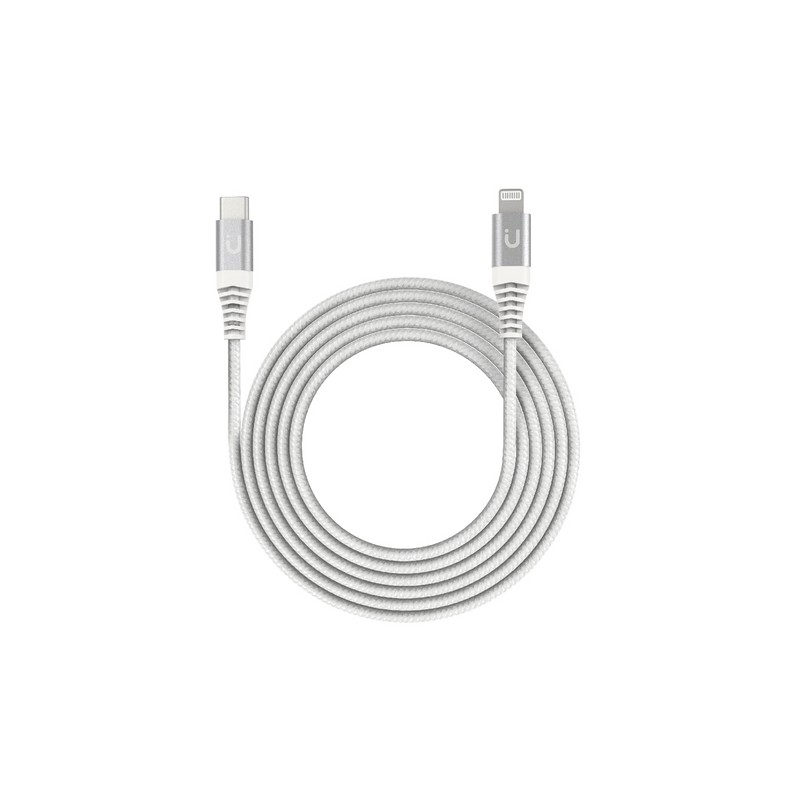TUNIT Cavo di ricarica nylon intrecciato USB-C / Lightning - 2mt Novità