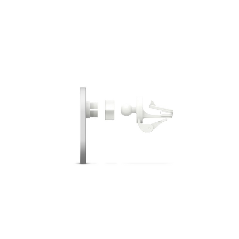 EPICO EPICO ELLIPSE MAGNETIC CAR CHARGER 15W/10W/7 5W + 18W USB-A CHARGER - white Prezzo di fabbrica