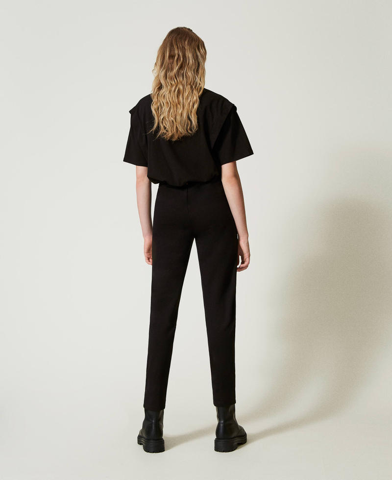 Scee by twin set Pantaloni a sigaretta con elastico Promozione
