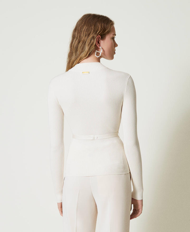 Scee by twin set Maglia lupetto con cintura Negozi Online