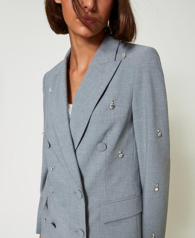 Scee by twin set Giacca blazer con ricami a mano Fino Al -60%