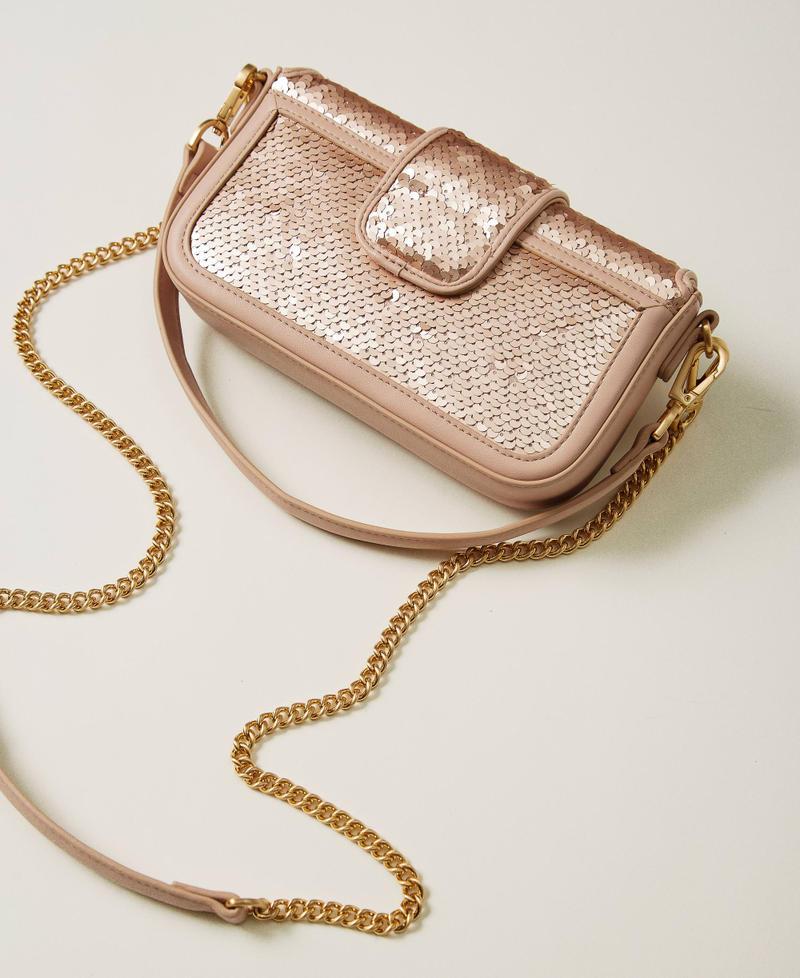 Scee by twin set Borsa a tracolla 'Amie' con paillettes Novità