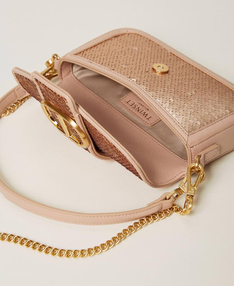Scee by twin set Borsa a tracolla 'Amie' con paillettes Novità