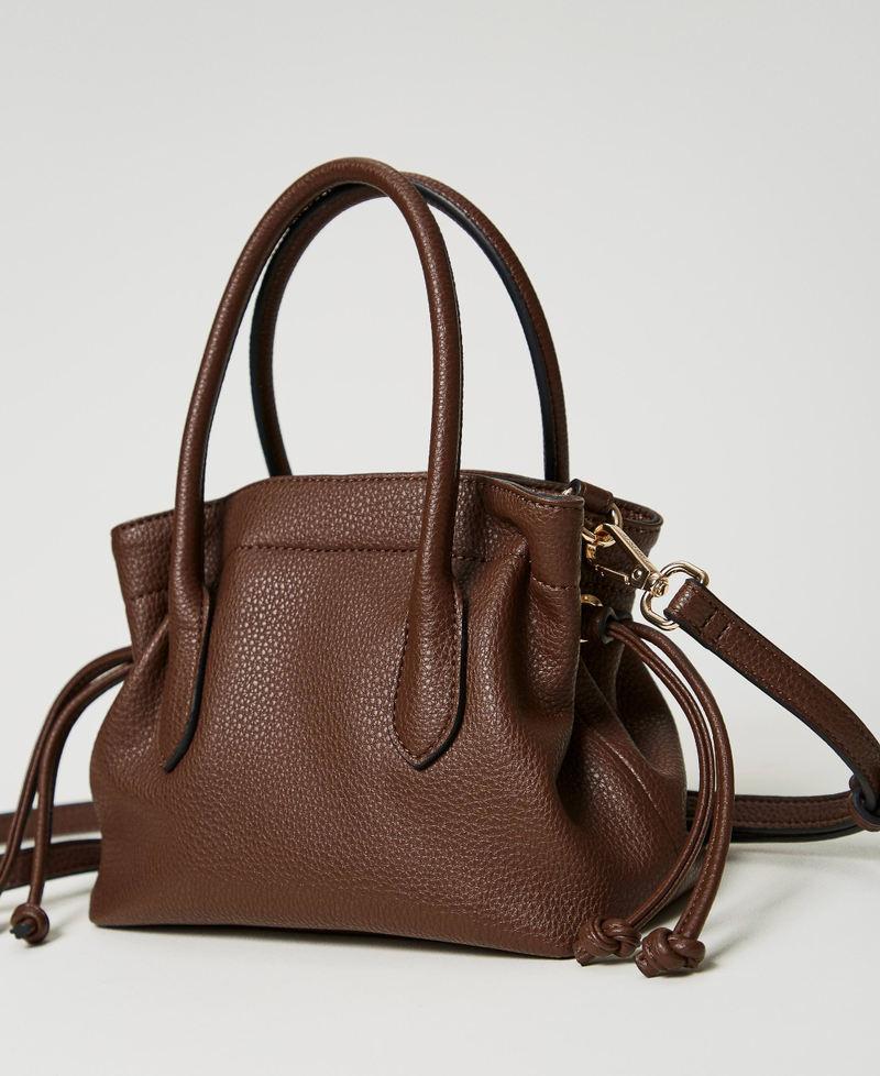 Scee by twin set Borsa a tracolla con Oval T e coulisse Presa