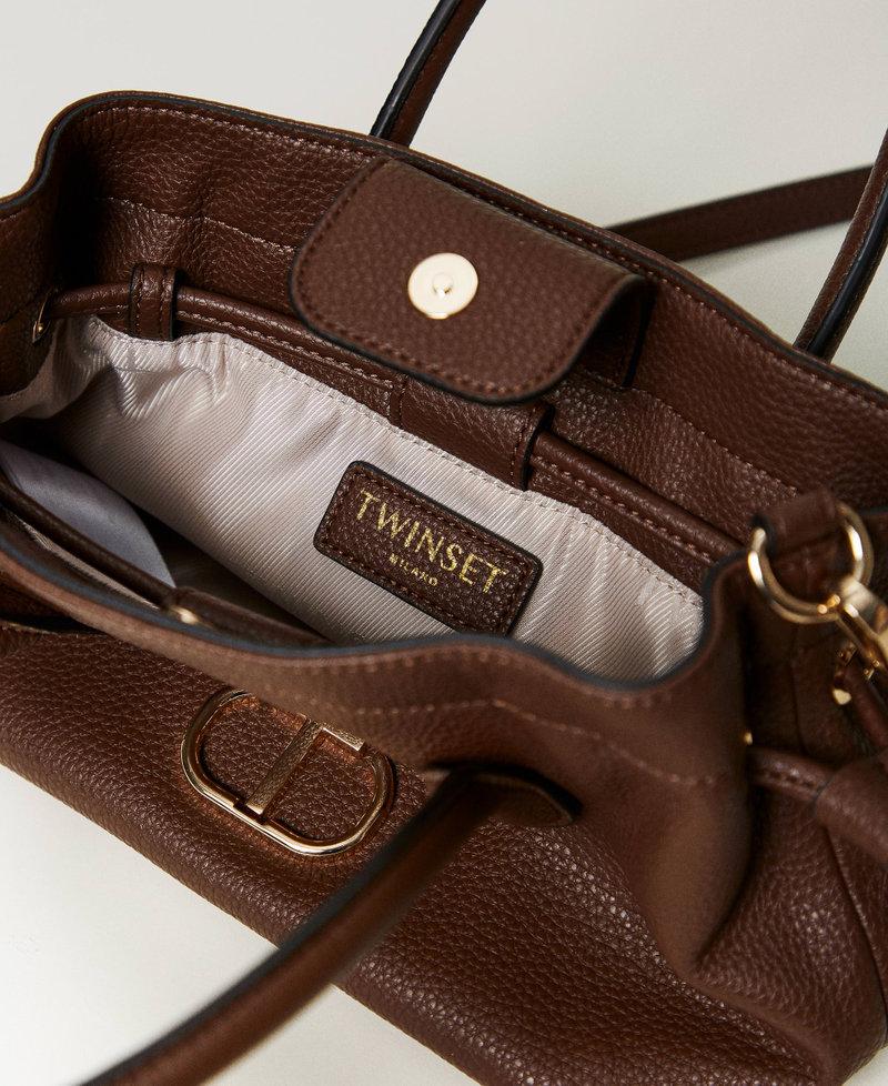 Scee by twin set Borsa a tracolla con Oval T e coulisse Presa