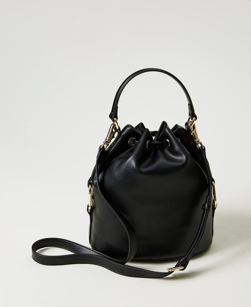 Scee by twin set Borsa a secchiello con fibbia Oval T Sconto
