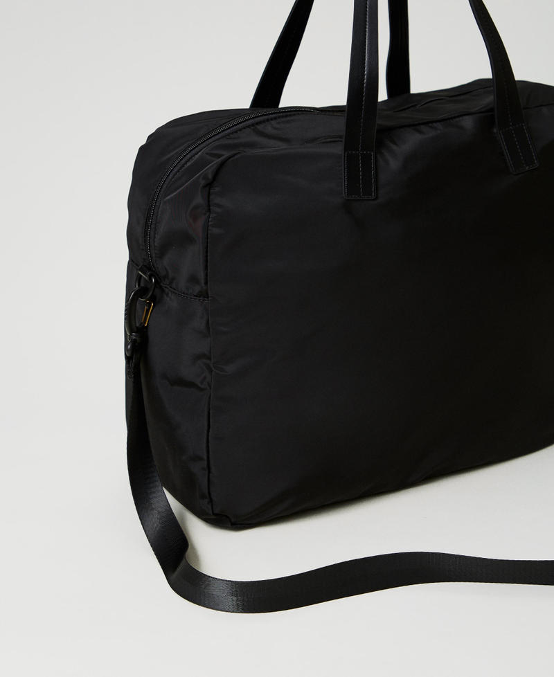 Scee by twin set Borsa shopper in tessuto tecnico Saldi Di Fabbrica