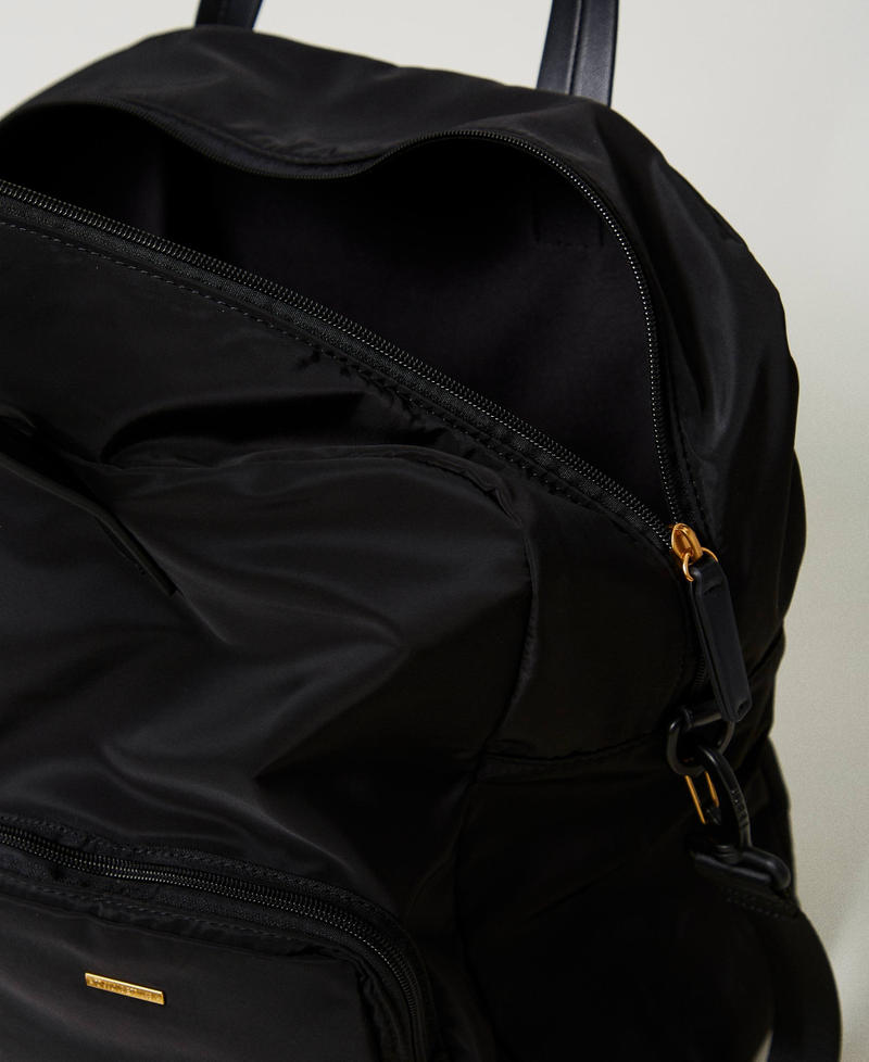 Scee by twin set Borsa shopper in tessuto tecnico Saldi Di Fabbrica
