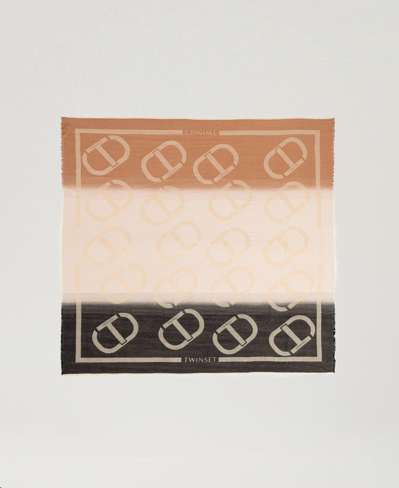 Scee by twin set Kefiah jacquard con Oval T Qualità Garantita
