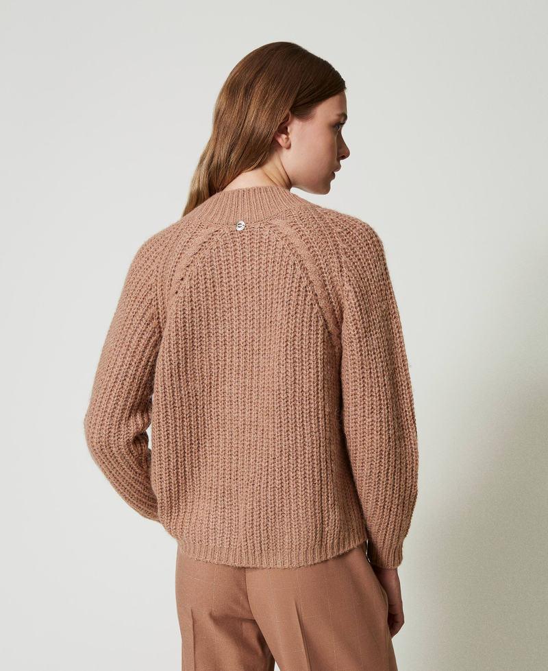 Scee by twin set Maglia a coste con trecce Prezzo Ridotto