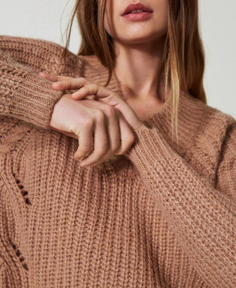 Scee by twin set Maglia a coste con trecce Prezzo Ridotto
