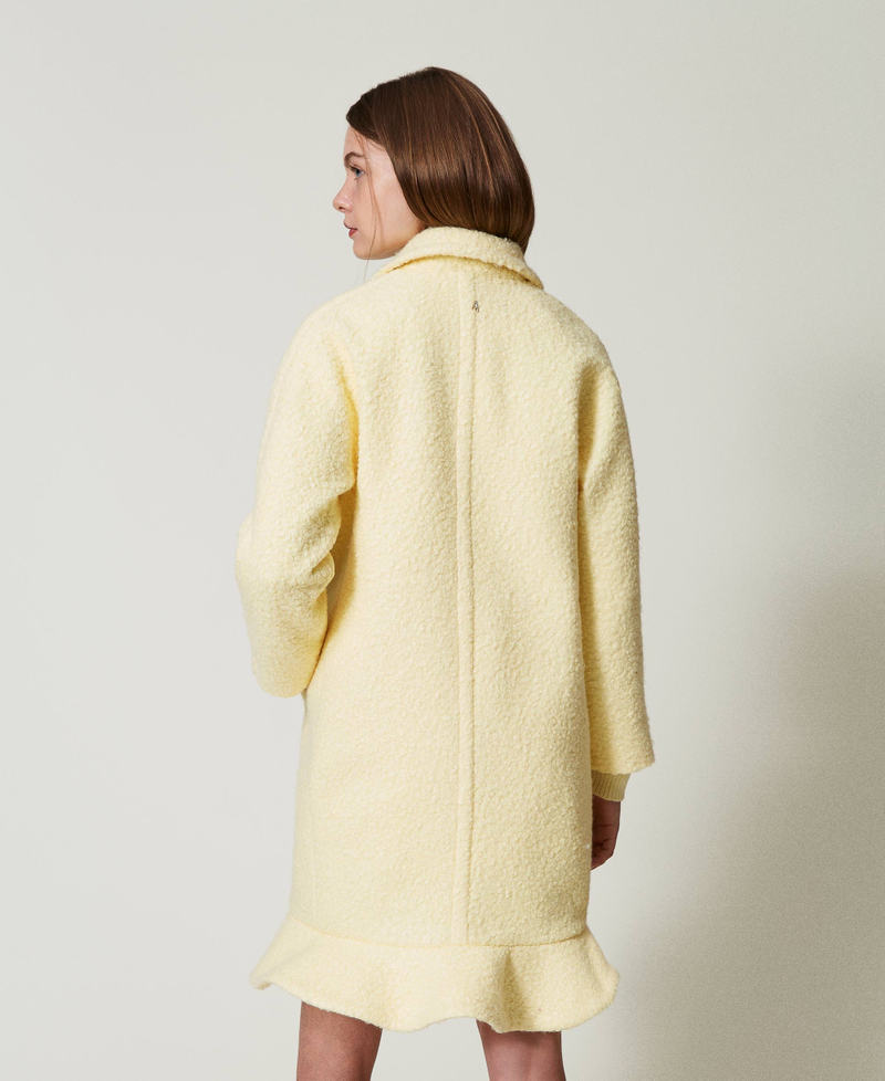 Scee by twin set Cappotto in panno arricciato Presa