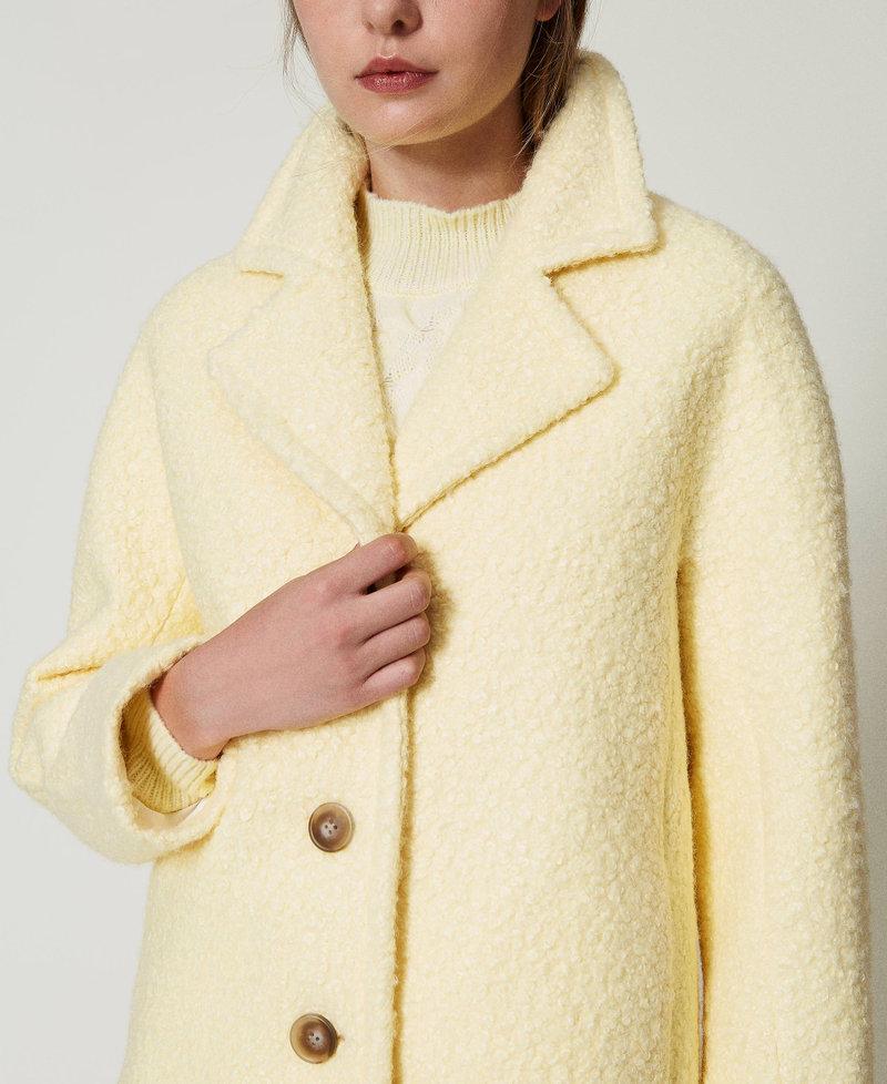 Scee by twin set Cappotto in panno arricciato Presa