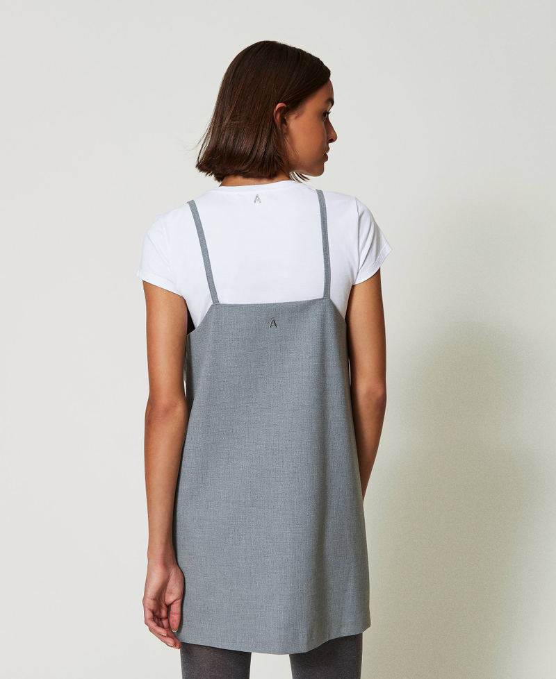 Scee by twin set Abito corto con ricami e T-shirt Outlet