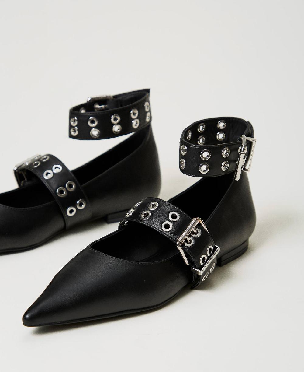 Scee by twin set Ballerine con cinturini Vendita Calda