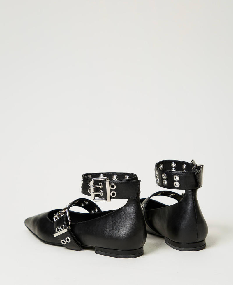 Scee by twin set Ballerine con cinturini Vendita Calda