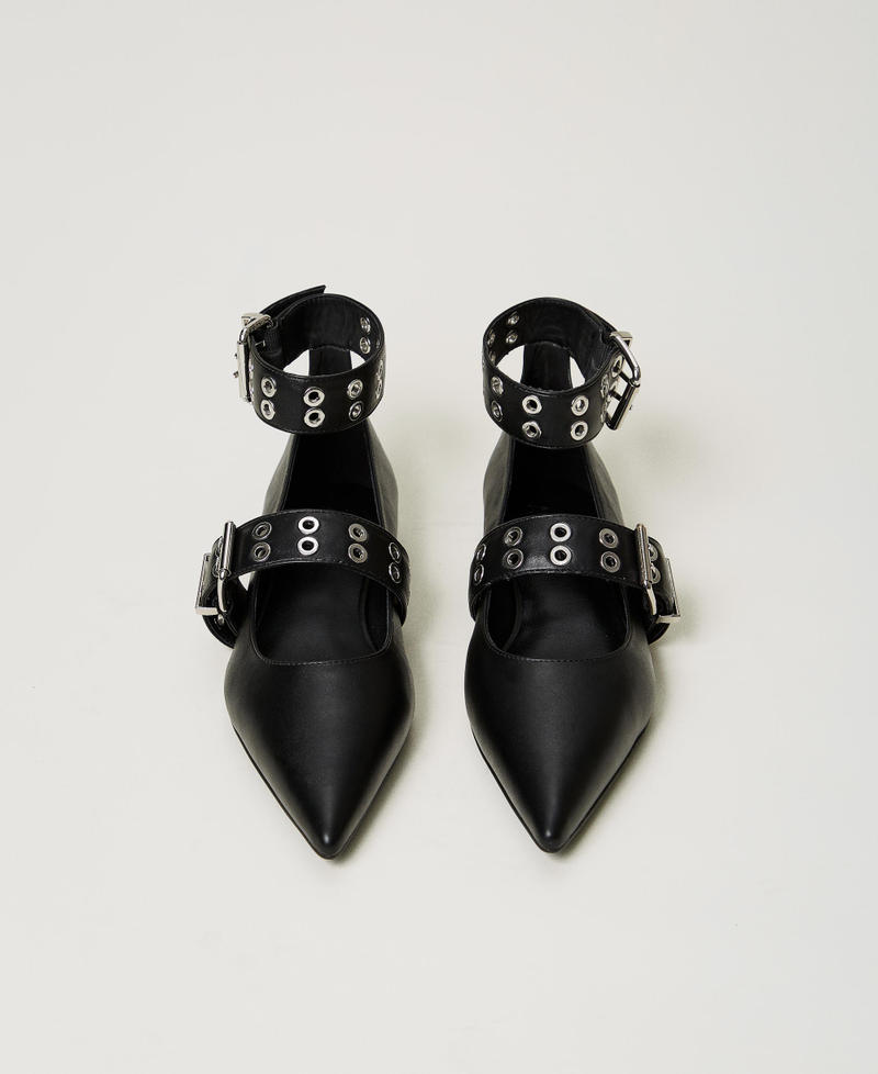 Scee by twin set Ballerine con cinturini Vendita Calda