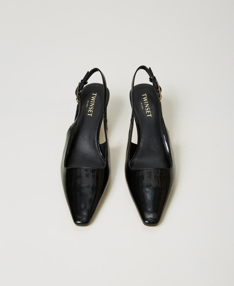 Scee by twin set Décolleté sling back in vernice Italia