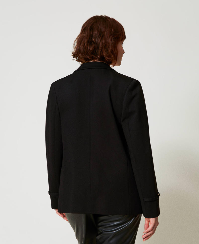 Scee by twin set Giacca blazer con cinturino Oval T Spedizione Gratuita