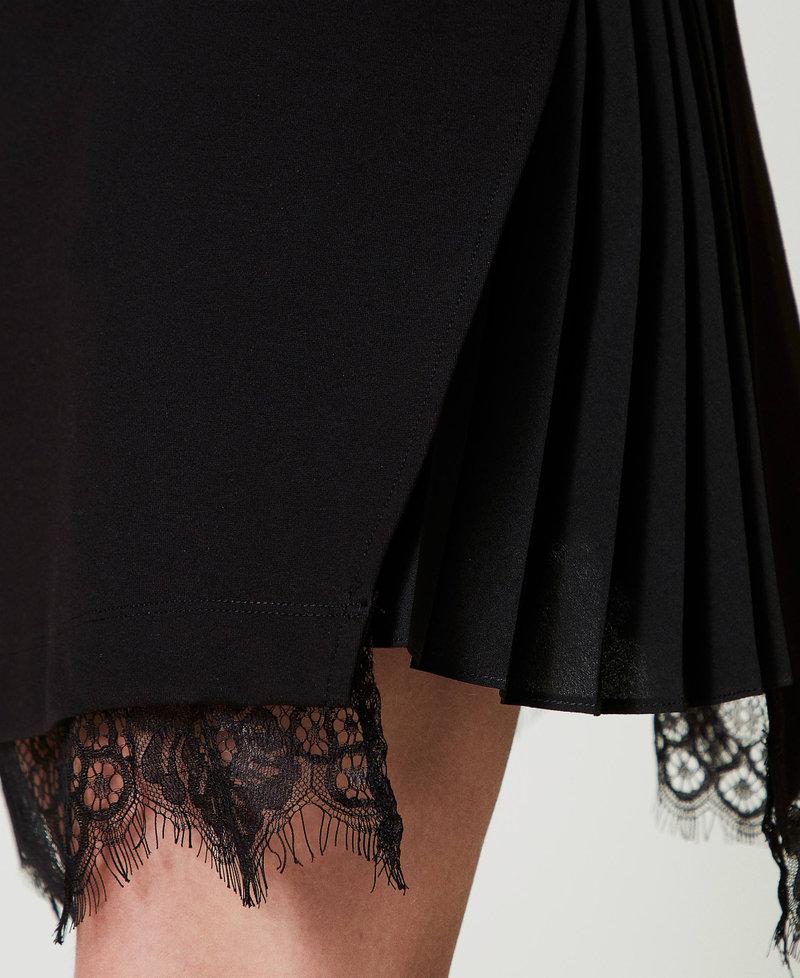 Scee by twin set Abito corto con pizzo Promozione Limitata